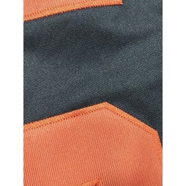 Men'S Navy Blue # 51 American Football Jersey Casual Loose Letter Embroidered Sports Style, Fashionable Street Breathable Football Jersey