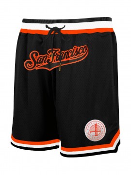 #44 Mens Black Red Baseball Shorts - Breathable, Fashionable, High-Quality Embroidered Shorts with Pockets, Zipper, and Casual Style for Outdoor Sports and Daily Wear
