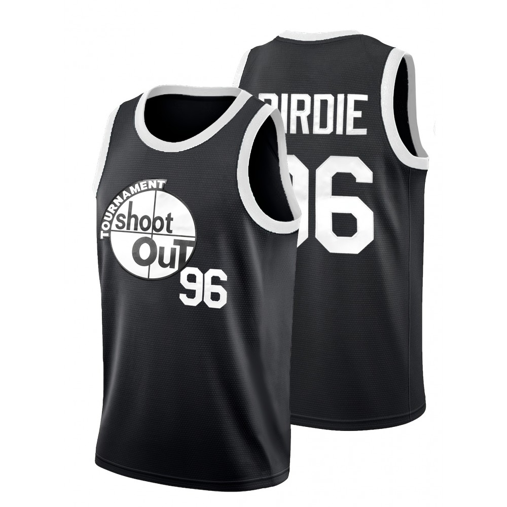 Men's Black # 96 Basketball Shirt Casual Fashion Breathable Sports High Quality Embroidered Street Basketball Pullover