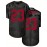 Men's Black #23 American Football Jersey - Breathable Mesh Loose Fit V-Neck with Embroidered TREY Name & Number, All-Season Casual Streetwear for Sports, Outdoor Activities & Football Parties, Sports Fan Apparel, Sporty Vneck, Airflow Enhancing Design