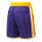 Men's Basketball Shorts with Embroidered LEGEND #24 Design - Purple & Yellow Loose-Fit Zipper Pockets, Breathable Mesh Athletic Shorts for Training, Streetwear & Casual Wear - All-Season Comfort