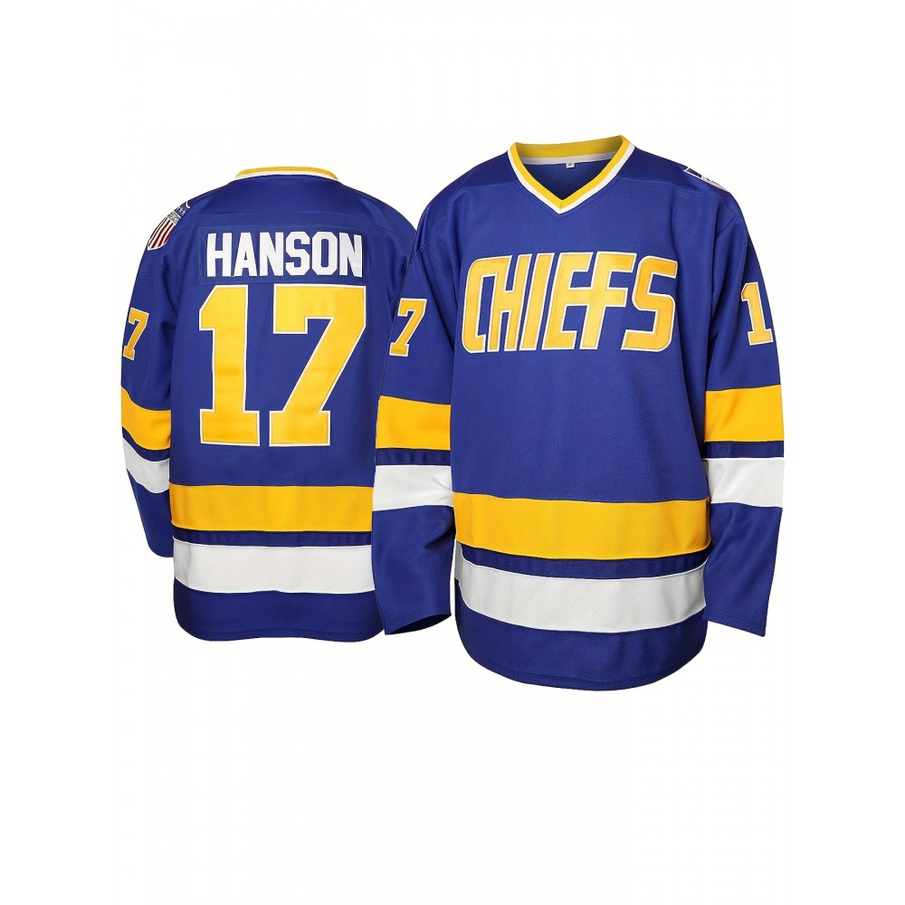 Men's Long Sleeve Baseball Jersey With Letter And Number Embroidered For Training And Competition