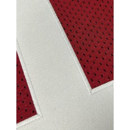 Men'S Red # 16 American Football Suit Loose Embroidered Sports, Fashionable and Casual, Street Breathable Football Suit