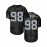 Men'S Black # 98 American Football Jersey Suit Loose Embroidered Sports, Fashionable and Casual, Street Breathable Football Suit