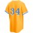 Men's Yellow #4 Baseball Jersey - Loose Fit V-Neck Streetwear with Embroidered Lettering, Breathable Short Sleeve Sports Shirt for Casual, Outdoor & Seasonal Celebrations (Machine Washable), Outdoor Activewear | Relaxed Fit Top | Comfortable Wear