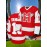 Men'S Ice Hockey Jersey # 10 Red Embroidered Ice Hockey Jersey Loose Fit Polyester Knit - Perfect For Casual And Sportswear Machine Washable - Sizes From S To XXXL