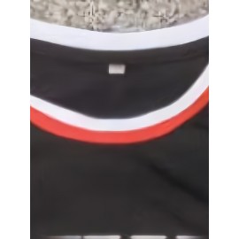 Men'S American Basketball Shirt # 1 Black Basketball Sweatshirt