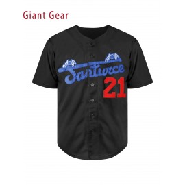 Men'S # 21 Baseball Shirt 100% V-neck Sweatshirt Loose Fit Button Closed Casual And Sportswear Multi Functional Running Training Hiking Cycling S-3XL