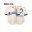 Men's #42 Los Angeles Embroidered Baseball Jersey - Beige V-Neck Loose Fit Polyester Sports Shirt with Red/Blue/White/Black Accents, Machine Washable for Casual, Team Sports, Christmas & Outdoor Activities (Sizes S-3XL), Smooth Texture Fabric