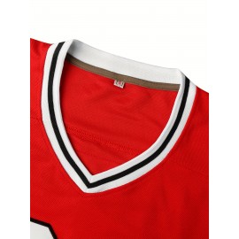 Men'S Ice Hockey Sweatshirt # 98 Red Sweatshirt Suitable For Street Sports Beach Team Training Competition S-3XL