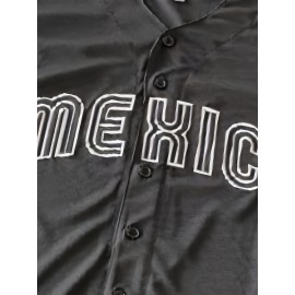 Men'S Baseball Shirt # 7 Black Baseball Sports Shirt S-XXXL