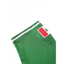 Men's #7 Green Baseball Jersey - Breathable, Embroidered Polyester, Loose Fit with V-Neck and Button Closure - Ideal for Team Sports, Casual Outings & Training - Sizes S to XXXL, Best for Christmas