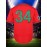 Men'S Baseball Jersey, # 34 Embroidered Polyester Baseball Shirt, Loose Knit Fabric, Worn In Spring, Summer, And Autumn