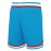 Men'S Moon Blue Embroidered Basketball Shorts With Pockets, Casual, Fashionable, Breathable, Sports Zipper, High Quality Embroidered Shorts