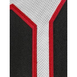 Men's White #00 Christmas Moose Ice Hockey Jersey - Embroidered Long Sleeve, V-Neck, Loose Fit, Breathable Polyester, Sporty & Casual for Parties, Streetwear & Outdoor Activities, Hockey Stocking Stuffers