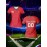 Customized Name & Number Women's V-Neck Football Jersey - Breathable Quick-Dry Moisture-Wicking Fabric, Team Emblem & Flag Design, Regular Fit for Team Training, Fitness, Casual Wear (Spring/Summer/Fall), Customized Jersey, Quickdrying Fabric