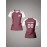 [Customizable Soccer Jersey] Maroon & White Customizable Women's V-Neck Soccer Jersey | Quick-Dry Fabric, Breathable, Training Apparel with Name & Number