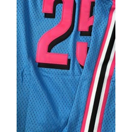 Kids Sport Jerseys Youth for Boys Girls#25 High School Basketball Jersey, 3-14Years blue