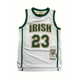 Kids Sport Jerseys Youth for Boys Girls#23 High School Basketball Jersey, 5-14Years white