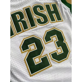 Kids Sport Jerseys Youth for Boys Girls#23 High School Basketball Jersey, 5-14Years white