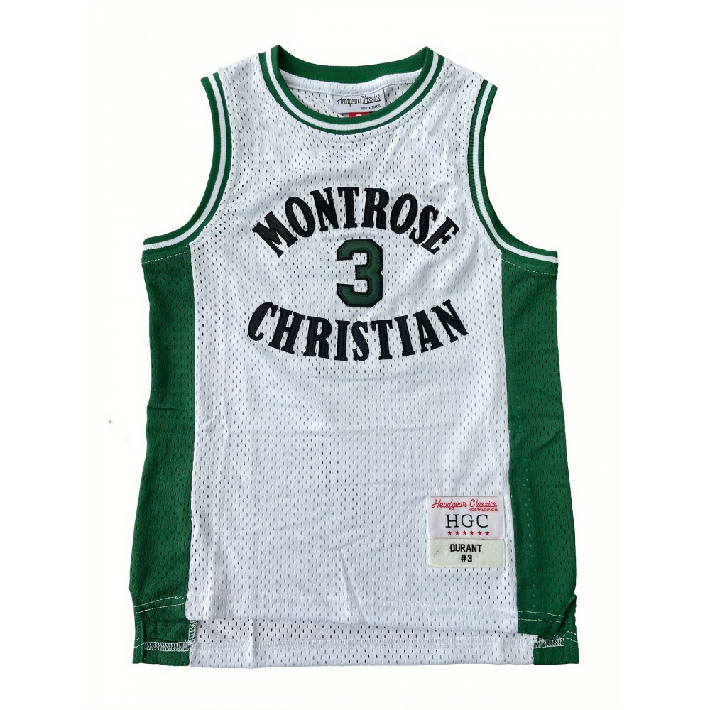 Kids Sport Jerseys #3 Youth For Boys High School Basketball Jersey Suitable For Ages 3-14, XS-XLL