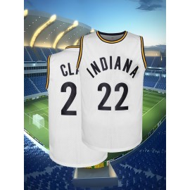 Men'S Basketball Shirt # 22 White Basketball Sweatshirt Suitable For Training, Competition, Leisure S-XXXL